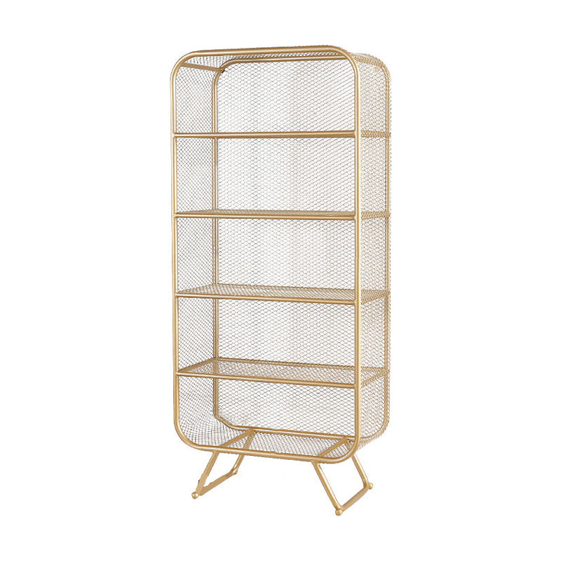 Glam Style Bookshelf Closed Back Bookcase for Home Office and Study Room Clearhalo 'Bookcases' 'furn' 'furn_bookcases' 'Furniture' 'furniture_bookcases' 'kitchen' 'kitchen_bookcases' 'Living Room Furniture' 'Office Furniture' 4789369