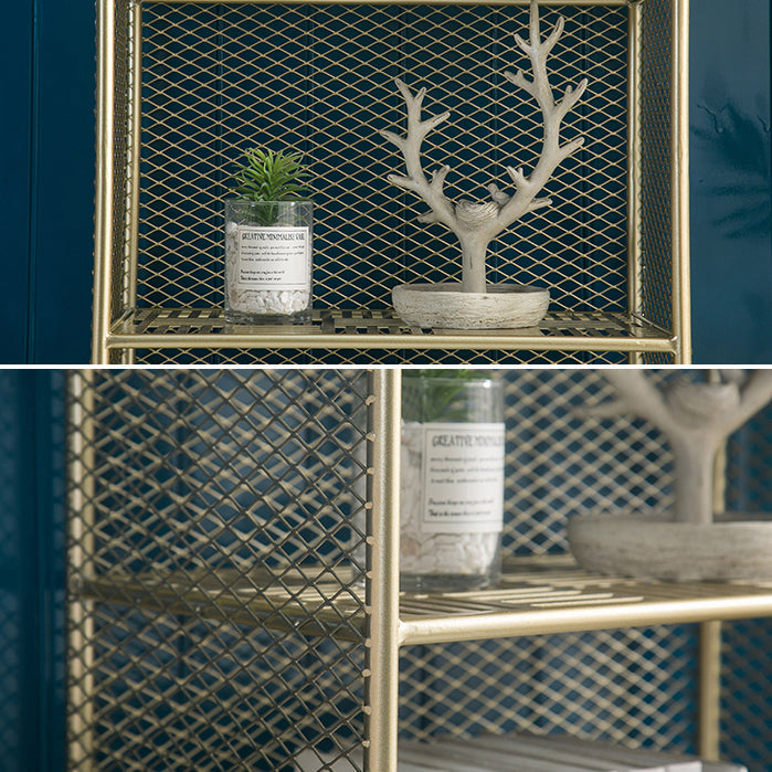 Glam Style Bookshelf Closed Back Bookcase for Home Office and Study Room Clearhalo 'Bookcases' 'furn' 'furn_bookcases' 'Furniture' 'furniture_bookcases' 'kitchen' 'kitchen_bookcases' 'Living Room Furniture' 'Office Furniture' 4789371