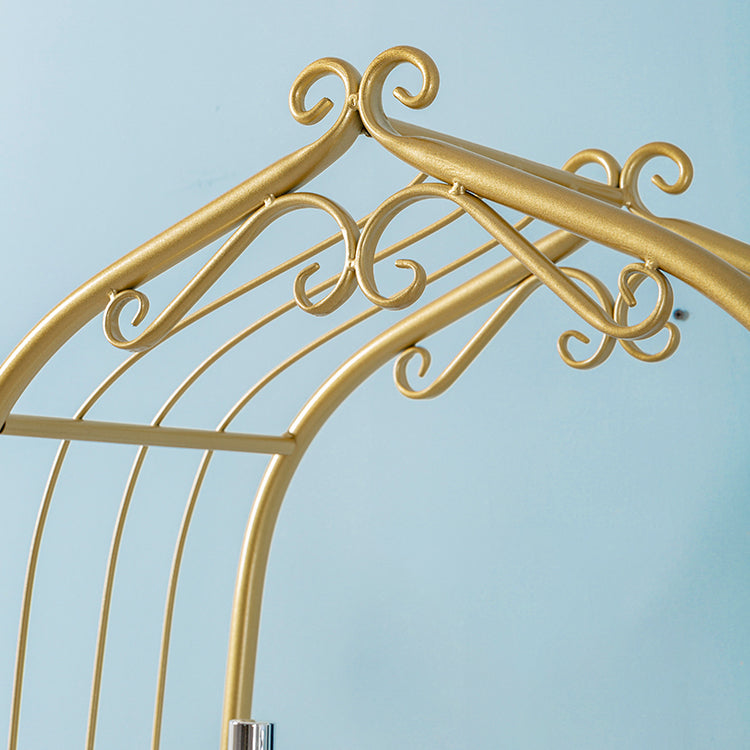 Glam Style Bookshelf Open Back Bookcase for Home Office Study Room with Casters Clearhalo 'Bookcases' 'furn' 'furn_bookcases' 'Furniture' 'furniture_bookcases' 'kitchen' 'kitchen_bookcases' 'Living Room Furniture' 'Office Furniture' 4789418