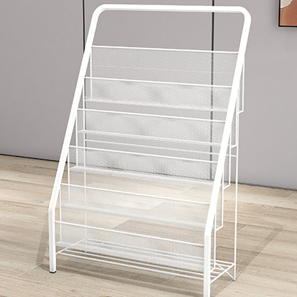Metal Iron Industrial Ladder Bookshelf Vertical Closed Back Bookshelf Clearhalo 'Bookcases' 'furn' 'furn_bookcases' 'Furniture' 'furniture_bookcases' 'kitchen' 'kitchen_bookcases' 'Living Room Furniture' 'Office Furniture' 4789494