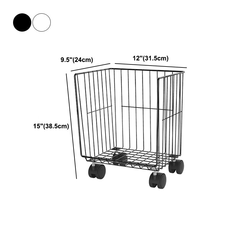 Industrial Geometric Bookcase Metal Closed Back Bookcase with Wheels Clearhalo 'Bookcases' 'furn' 'furn_bookcases' 'Furniture' 'furniture_bookcases' 'kitchen' 'kitchen_bookcases' 'Living Room Furniture' 'Office Furniture' 4789531