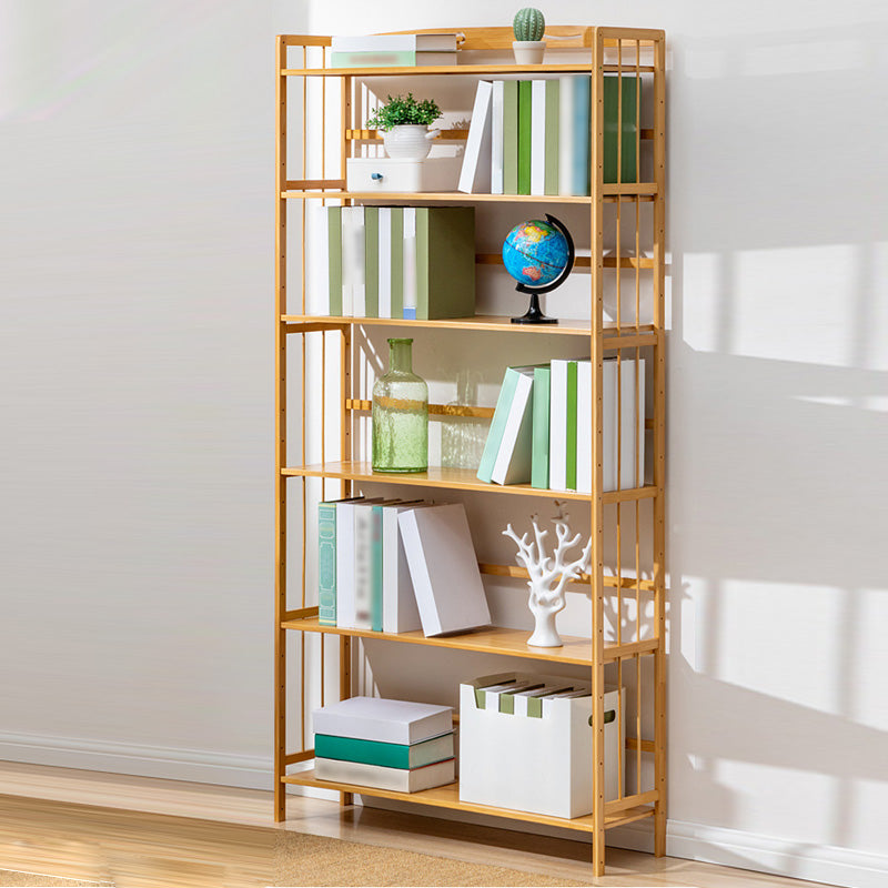 Modern Style Wooden Bookshelf Etagere Shelf Bookcase for Home Natural Clearhalo 'Bookcases' 'furn' 'furn_bookcases' 'Furniture' 'furniture_bookcases' 'kitchen' 'kitchen_bookcases' 'Living Room Furniture' 'Office Furniture' 4789556
