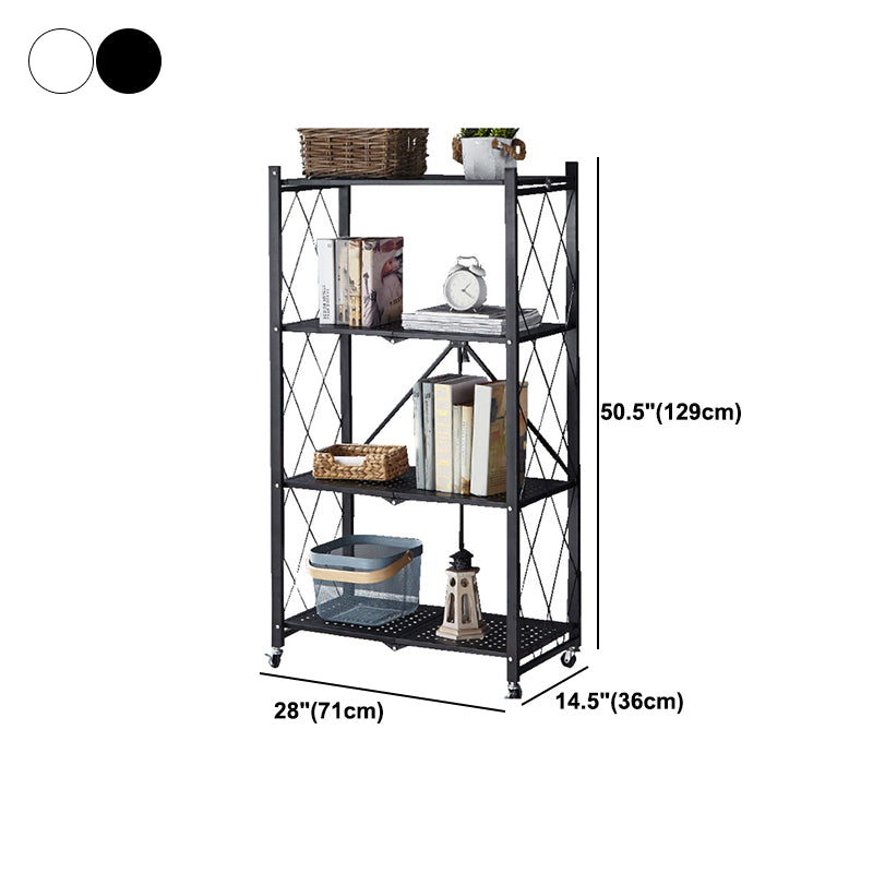 Metal Standard Bookcase Industrial Style Shelf for Home Office Clearhalo 'Bookcases' 'furn' 'furn_bookcases' 'Furniture' 'furniture_bookcases' 'kitchen' 'kitchen_bookcases' 'Living Room Furniture' 'Office Furniture' 4789594