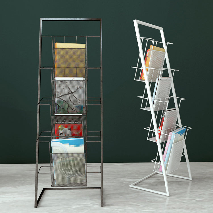 Scandinavian Metal Etagere Bookshelf Iron Open Vertical Bookshelf Clearhalo 'Bookcases' 'furn' 'furn_bookcases' 'Furniture' 'furniture_bookcases' 'kitchen' 'kitchen_bookcases' 'Living Room Furniture' 'Office Furniture' 4789601