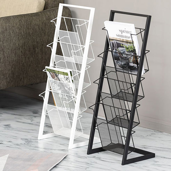 Scandinavian Metal Etagere Bookshelf Iron Open Vertical Bookshelf Clearhalo 'Bookcases' 'furn' 'furn_bookcases' 'Furniture' 'furniture_bookcases' 'kitchen' 'kitchen_bookcases' 'Living Room Furniture' 'Office Furniture' 4789616