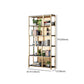 Glam Style Shelf Bookcase Open Back 5-Shelf Bookcase for Office and Home Clearhalo 'Bookcases' 'furn' 'furn_bookcases' 'Furniture' 'furniture_bookcases' 'kitchen' 'kitchen_bookcases' 'Living Room Furniture' 'Office Furniture' 4789632