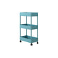 Vertical Bookcase Contemporary Style Bookshelf with Casters for Office and Dormitory Blue Clearhalo 'Bookcases' 'furn' 'furn_bookcases' 'Furniture' 'furniture_bookcases' 'kitchen' 'kitchen_bookcases' 'Living Room Furniture' 'Office Furniture' 4789651