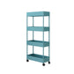 Vertical Bookcase Contemporary Style Bookshelf with Casters for Office and Dormitory Blue Clearhalo 'Bookcases' 'furn' 'furn_bookcases' 'Furniture' 'furniture_bookcases' 'kitchen' 'kitchen_bookcases' 'Living Room Furniture' 'Office Furniture' 4789652