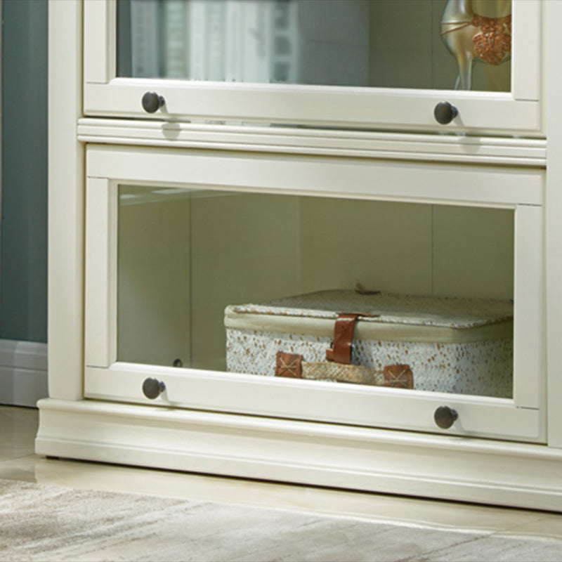 Wooden Barrister Bookcase Modern Style Closed Back Bookcase with Doors for Home Office Clearhalo 'Bookcases' 'furn' 'furn_bookcases' 'Furniture' 'furniture_bookcases' 'kitchen' 'kitchen_bookcases' 'Living Room Furniture' 'Office Furniture' 4789664