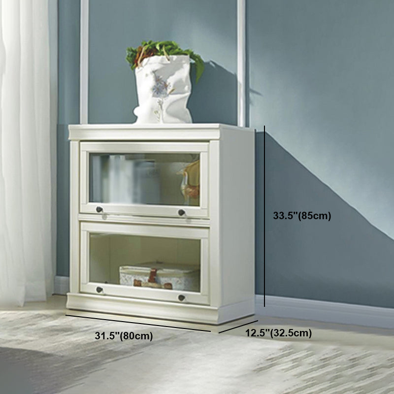 Wooden Barrister Bookcase Modern Style Closed Back Bookcase with Doors for Home Office Clearhalo 'Bookcases' 'furn' 'furn_bookcases' 'Furniture' 'furniture_bookcases' 'kitchen' 'kitchen_bookcases' 'Living Room Furniture' 'Office Furniture' 4789675