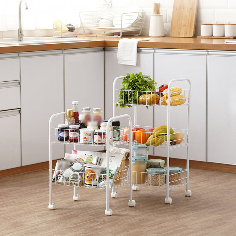 Black and White Industrial Bookshelf Etagere Bookshelf with Caster Wheels Clearhalo 'Bookcases' 'furn' 'furn_bookcases' 'Furniture' 'furniture_bookcases' 'kitchen' 'kitchen_bookcases' 'Living Room Furniture' 'Office Furniture' 4789719