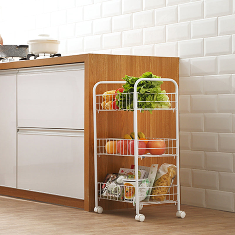 Black and White Industrial Bookshelf Etagere Bookshelf with Caster Wheels Clearhalo 'Bookcases' 'furn' 'furn_bookcases' 'Furniture' 'furniture_bookcases' 'kitchen' 'kitchen_bookcases' 'Living Room Furniture' 'Office Furniture' 4789721