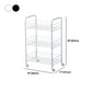 Black and White Industrial Bookshelf Etagere Bookshelf with Caster Wheels Clearhalo 'Bookcases' 'furn' 'furn_bookcases' 'Furniture' 'furniture_bookcases' 'kitchen' 'kitchen_bookcases' 'Living Room Furniture' 'Office Furniture' 4789723