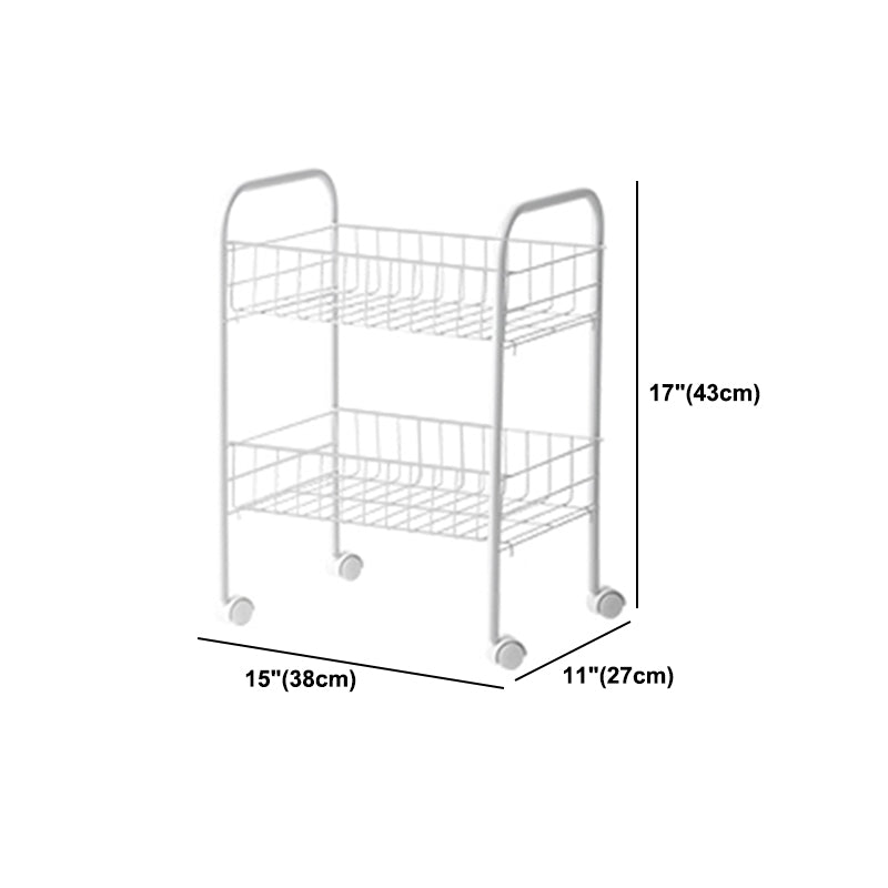 Black and White Industrial Bookshelf Etagere Bookshelf with Caster Wheels Clearhalo 'Bookcases' 'furn' 'furn_bookcases' 'Furniture' 'furniture_bookcases' 'kitchen' 'kitchen_bookcases' 'Living Room Furniture' 'Office Furniture' 4789726