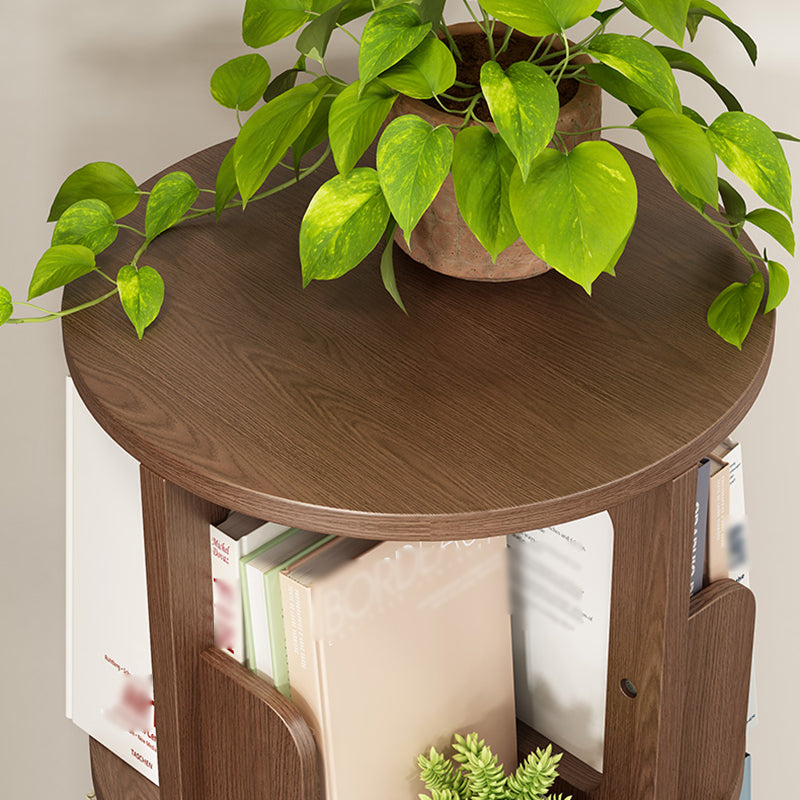 Contemporary Style Bookcase Closed Back Solid Wood Bookshelf for Home Office Clearhalo 'Bookcases' 'furn' 'furn_bookcases' 'Furniture' 'furniture_bookcases' 'kitchen' 'kitchen_bookcases' 'Living Room Furniture' 'Office Furniture' 4789732