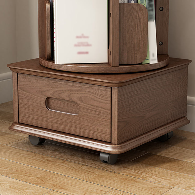 Contemporary Style Bookcase Closed Back Solid Wood Bookshelf for Home Office Clearhalo 'Bookcases' 'furn' 'furn_bookcases' 'Furniture' 'furniture_bookcases' 'kitchen' 'kitchen_bookcases' 'Living Room Furniture' 'Office Furniture' 4789733