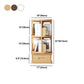 Contemporary Style Bookcase Closed Back Solid Wood Bookshelf for Home Office Clearhalo 'Bookcases' 'furn' 'furn_bookcases' 'Furniture' 'furniture_bookcases' 'kitchen' 'kitchen_bookcases' 'Living Room Furniture' 'Office Furniture' 4789740