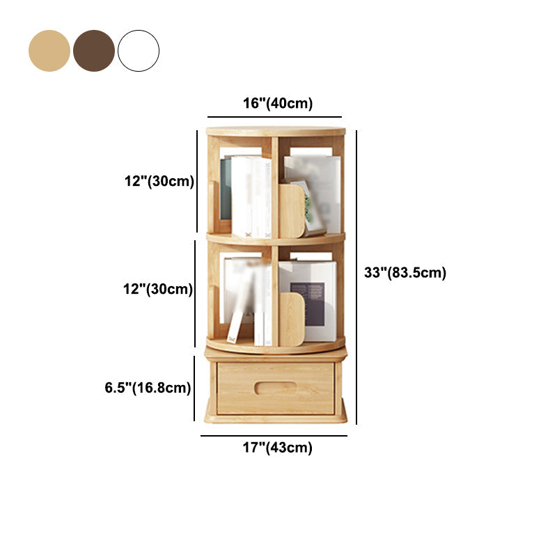 Contemporary Style Bookcase Closed Back Solid Wood Bookshelf for Home Office Clearhalo 'Bookcases' 'furn' 'furn_bookcases' 'Furniture' 'furniture_bookcases' 'kitchen' 'kitchen_bookcases' 'Living Room Furniture' 'Office Furniture' 4789740