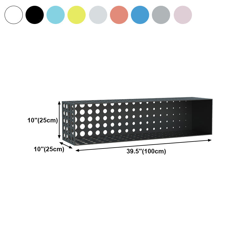 Iron Wall Mounted Bookshelf Industrial Closed Back Bookshelf Clearhalo 'Bookcases' 'furn' 'furn_bookcases' 'Furniture' 'furniture_bookcases' 'kitchen' 'kitchen_bookcases' 'Living Room Furniture' 'Office Furniture' 4789812