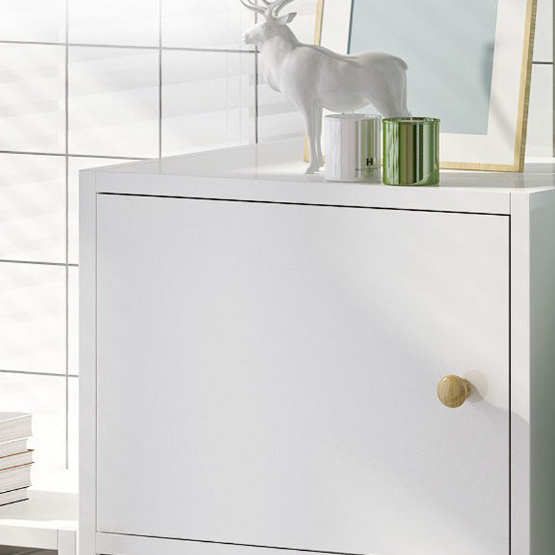 Contemporary Vertical Standard Bookcase Manufactured Wood Bookcase with Doors Clearhalo 'Bookcases' 'furn' 'furn_bookcases' 'Furniture' 'furniture_bookcases' 'kitchen' 'kitchen_bookcases' 'Living Room Furniture' 'Office Furniture' 4789825