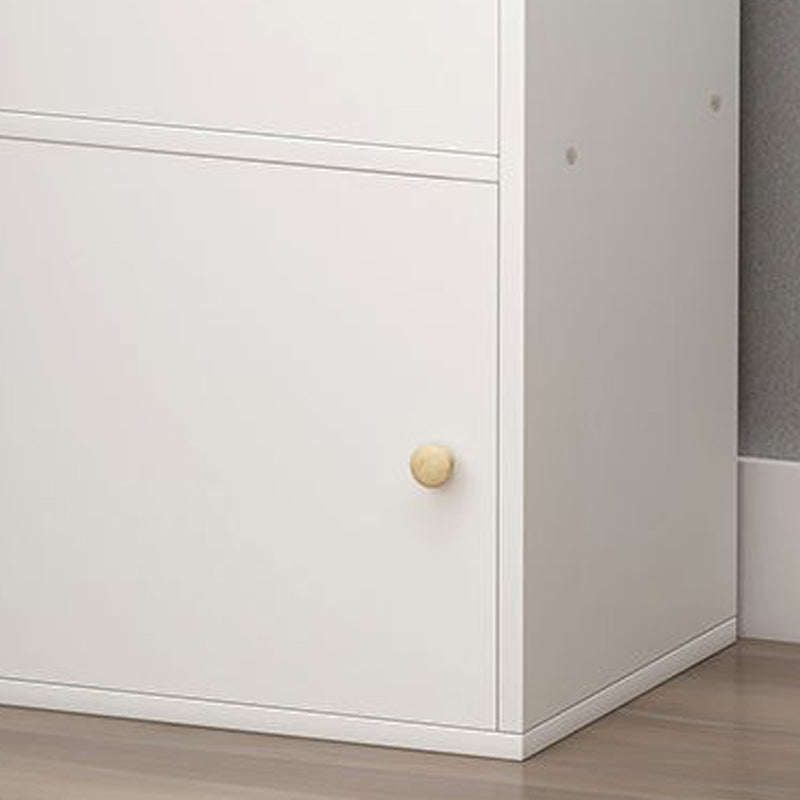 Contemporary Vertical Standard Bookcase Manufactured Wood Bookcase with Doors Clearhalo 'Bookcases' 'furn' 'furn_bookcases' 'Furniture' 'furniture_bookcases' 'kitchen' 'kitchen_bookcases' 'Living Room Furniture' 'Office Furniture' 4789827