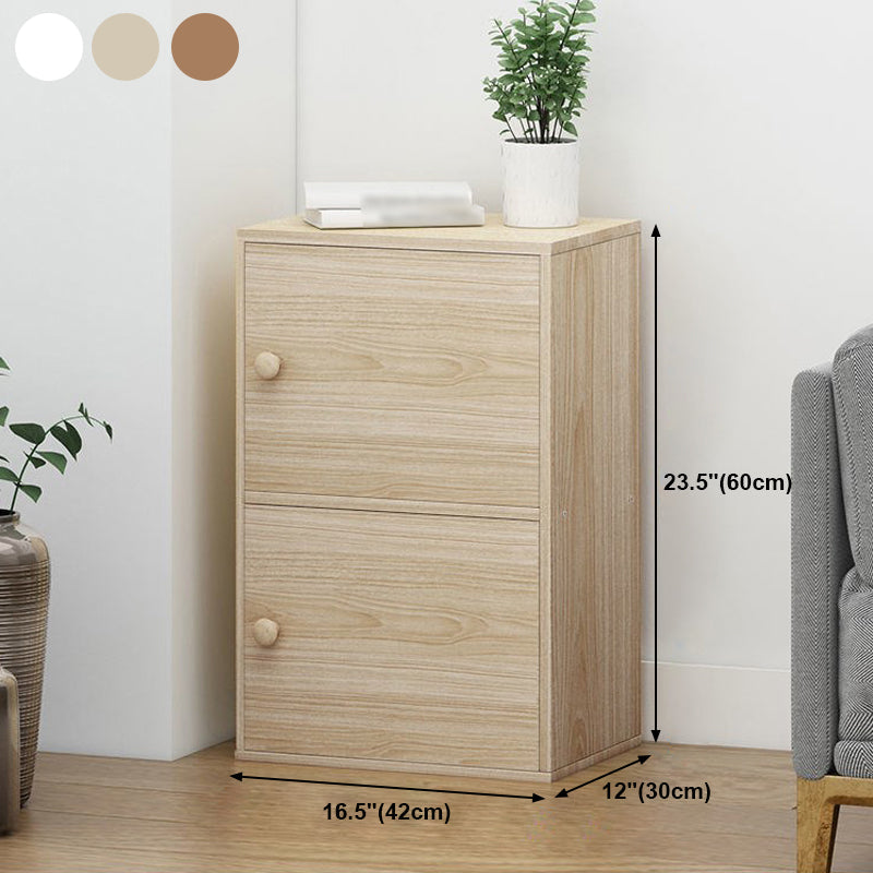 Contemporary Vertical Standard Bookcase Manufactured Wood Bookcase with Doors Clearhalo 'Bookcases' 'furn' 'furn_bookcases' 'Furniture' 'furniture_bookcases' 'kitchen' 'kitchen_bookcases' 'Living Room Furniture' 'Office Furniture' 4789847