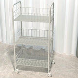 Contemporary Style Bookshelf with Casters White Book Shelf for Study Room Clearhalo 'Bookcases' 'furn' 'furn_bookcases' 'Furniture' 'furniture_bookcases' 'kitchen' 'kitchen_bookcases' 'Living Room Furniture' 'Office Furniture' 4789873