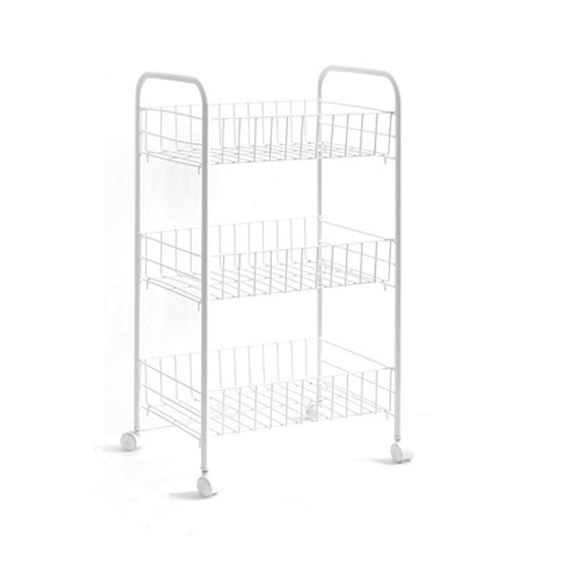 Contemporary Style Bookshelf with Casters Book Shelf for Home Office Study Room 15"L x 10.6"W x 24.8"H Clearhalo 'Bookcases' 'furn' 'furn_bookcases' 'Furniture' 'furniture_bookcases' 'kitchen' 'kitchen_bookcases' 'Living Room Furniture' 'Office Furniture' 4789897