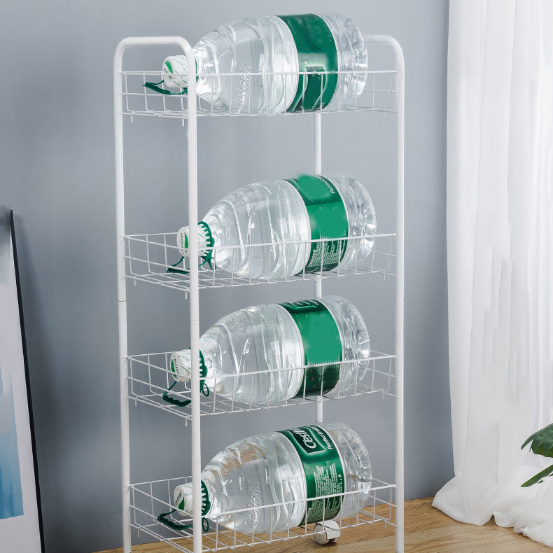 Contemporary Style Bookshelf with Casters Book Shelf for Home Office Study Room Clearhalo 'Bookcases' 'furn' 'furn_bookcases' 'Furniture' 'furniture_bookcases' 'kitchen' 'kitchen_bookcases' 'Living Room Furniture' 'Office Furniture' 4789902