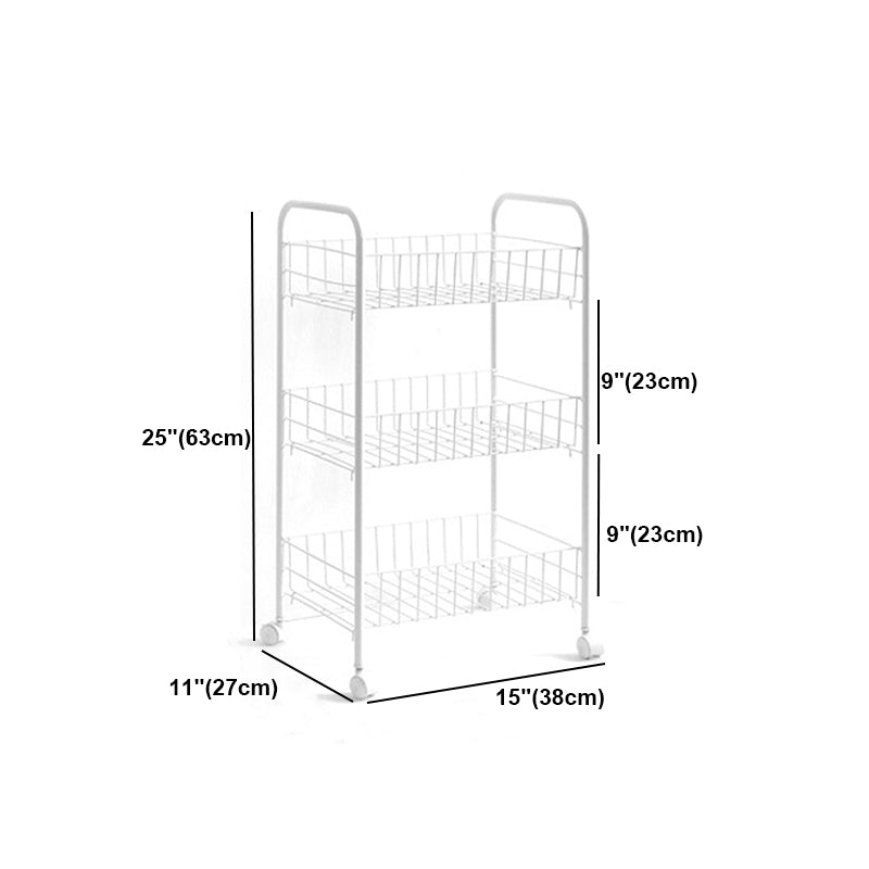 Contemporary Style Bookshelf with Casters Book Shelf for Home Office Study Room Clearhalo 'Bookcases' 'furn' 'furn_bookcases' 'Furniture' 'furniture_bookcases' 'kitchen' 'kitchen_bookcases' 'Living Room Furniture' 'Office Furniture' 4789905