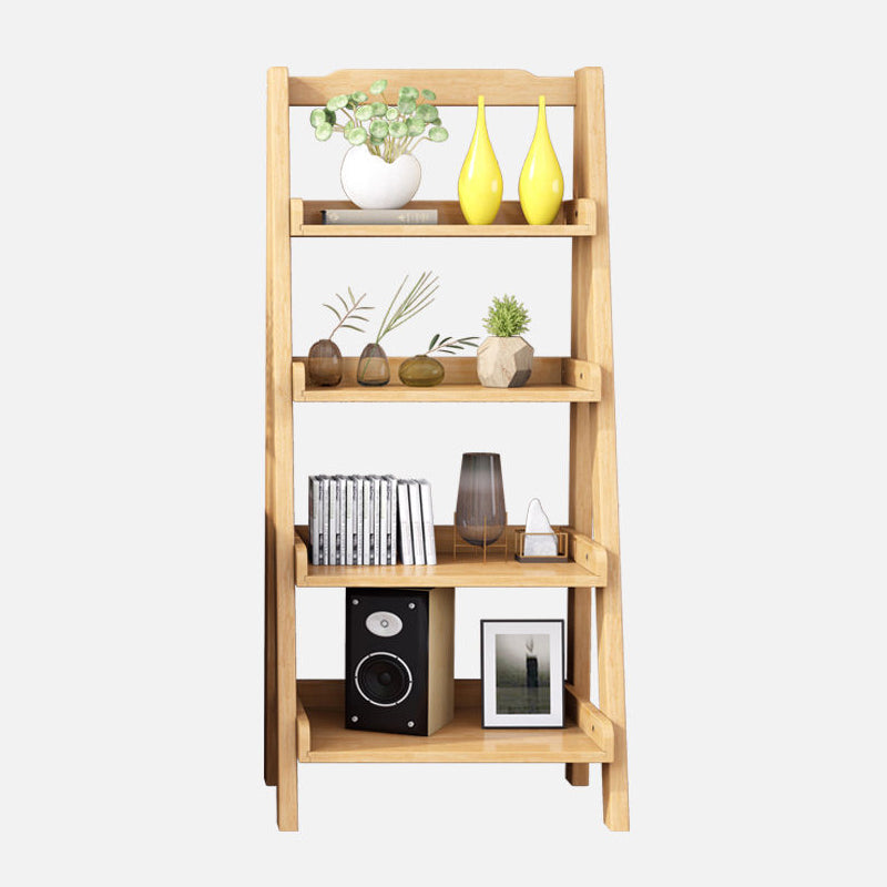 Solid Wood Bookshelf Contemporary Style Open Back Bookcase for Home Office Clearhalo 'Bookcases' 'furn' 'furn_bookcases' 'Furniture' 'furniture_bookcases' 'kitchen' 'kitchen_bookcases' 'Living Room Furniture' 'Office Furniture' 4789940
