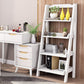 Solid Wood Bookshelf Contemporary Style Open Back Bookcase for Home Office White Clearhalo 'Bookcases' 'furn' 'furn_bookcases' 'Furniture' 'furniture_bookcases' 'kitchen' 'kitchen_bookcases' 'Living Room Furniture' 'Office Furniture' 4789943