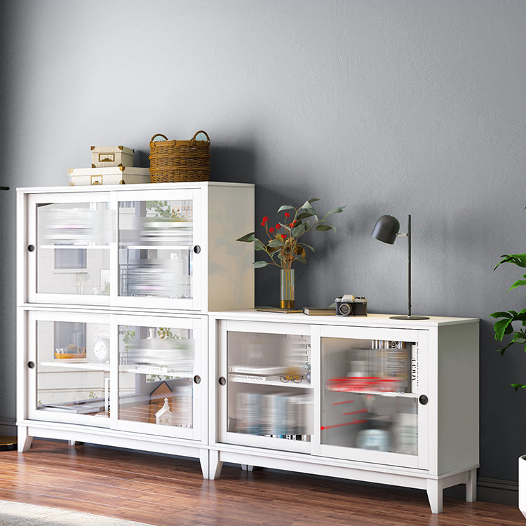 Wooden Standard Bookcase Contemporary Closed Back Bookcase with Door for Office Clearhalo 'Bookcases' 'furn' 'furn_bookcases' 'Furniture' 'furniture_bookcases' 'kitchen' 'kitchen_bookcases' 'Living Room Furniture' 'Office Furniture' 4789948