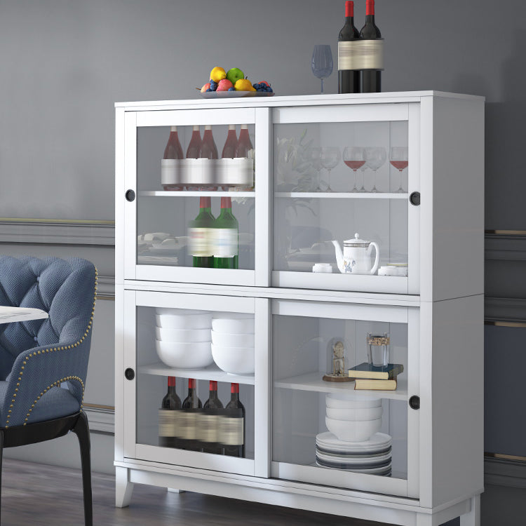 Wooden Standard Bookcase Contemporary Closed Back Bookcase with Door for Office Clearhalo 'Bookcases' 'furn' 'furn_bookcases' 'Furniture' 'furniture_bookcases' 'kitchen' 'kitchen_bookcases' 'Living Room Furniture' 'Office Furniture' 4789955