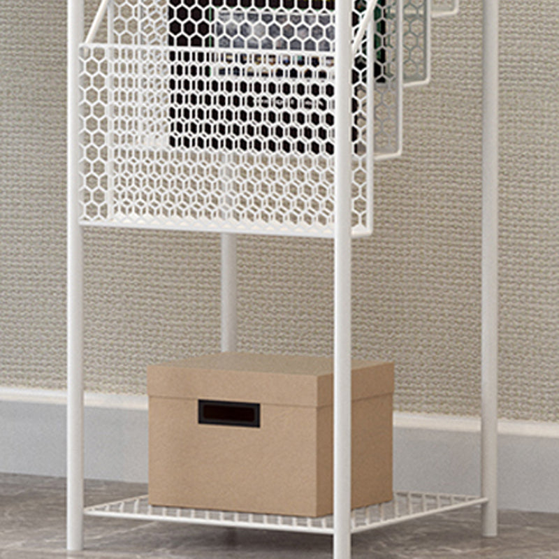 5-Shelf Metal Ladder Bookcase Contemporary Book Shelf,36.2'' H x 12.2'' W Clearhalo 'Bookcases' 'furn' 'furn_bookcases' 'Furniture' 'furniture_bookcases' 'kitchen' 'kitchen_bookcases' 'Living Room Furniture' 'Office Furniture' 4789972