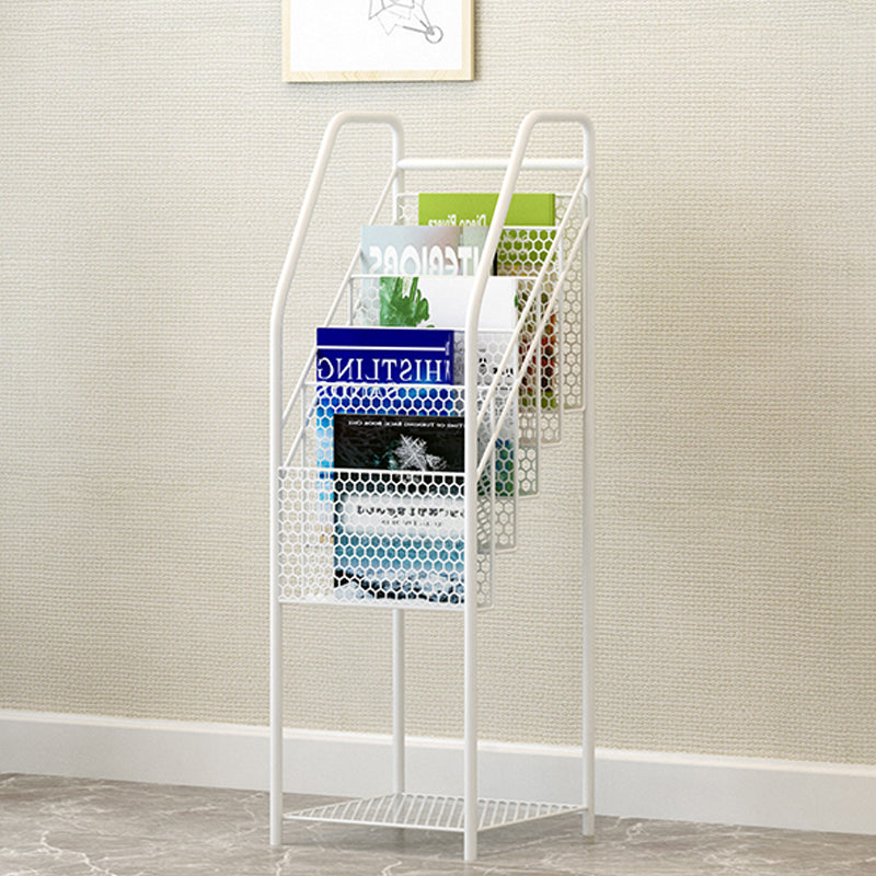 5-Shelf Metal Ladder Bookcase Contemporary Book Shelf,36.2'' H x 12.2'' W Clearhalo 'Bookcases' 'furn' 'furn_bookcases' 'Furniture' 'furniture_bookcases' 'kitchen' 'kitchen_bookcases' 'Living Room Furniture' 'Office Furniture' 4789976