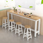 Rectangle Top Bar Dining Table Modern Bar Dining Table with Trestle Base Clearhalo 'Bar Furniture' 'Bar Tables' 'bar_tables' 'furn' 'furn_bar_tables' 'Furniture' 'furniture_bar_tables' 'Kitchen & Dining Furniture' 4790022