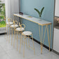 Stone Top Bar Table Traditional Luxury Rectangle Bar Table with 4 Legs Clearhalo 'Bar Furniture' 'Bar Tables' 'bar_tables' 'furn' 'furn_bar_tables' 'Furniture' 'furniture_bar_tables' 'Kitchen & Dining Furniture' 4790046