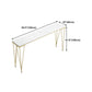 Stone Top Bar Table Traditional Luxury Rectangle Bar Table with 4 Legs Clearhalo 'Bar Furniture' 'Bar Tables' 'bar_tables' 'furn' 'furn_bar_tables' 'Furniture' 'furniture_bar_tables' 'Kitchen & Dining Furniture' 4790048