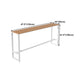 Rectangle Bar Dining Table Contemporary Bar Dining Table with Trestle Base Clearhalo 'Bar Furniture' 'Bar Tables' 'bar_tables' 'furn' 'furn_bar_tables' 'Furniture' 'furniture_bar_tables' 'Kitchen & Dining Furniture' 4790202