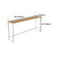 Rectangle Bar Dining Table Contemporary Bar Dining Table with Trestle Base Clearhalo 'Bar Furniture' 'Bar Tables' 'bar_tables' 'furn' 'furn_bar_tables' 'Furniture' 'furniture_bar_tables' 'Kitchen & Dining Furniture' 4790208
