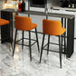 Rectangle Stone Bar Dining Table Contemporary Bar Table with Double Pedestal Base Clearhalo 'Bar Furniture' 'Bar Tables' 'bar_tables' 'Furniture' 'furniture_bar_tables' 'Kitchen & Dining Furniture' 4790306