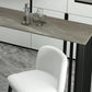 Rectangle Stone Bar Dining Table Contemporary Bar Table with Double Pedestal Base Clearhalo 'Bar Furniture' 'Bar Tables' 'bar_tables' 'Furniture' 'furniture_bar_tables' 'Kitchen & Dining Furniture' 4790309
