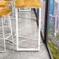 Rectangle Bar Dining Table Modern Bar Table with Sled Base in White Clearhalo 'Bar Furniture' 'Bar Tables' 'bar_tables' 'furn' 'furn_bar_tables' 'Furniture' 'furniture_bar_tables' 'Kitchen & Dining Furniture' 4790369