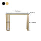 White Stone Bar Table Traditional Luxury Bar Table with Sled Base Clearhalo 'Bar Furniture' 'Bar Tables' 'bar_tables' 'furn' 'furn_bar_tables' 'Furniture' 'furniture_bar_tables' 'Kitchen & Dining Furniture' 4790407