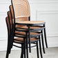 Contemporary Bar and Counter Stool Rattan Full Back Stool with 4 Legs Clearhalo 'Bar Furniture' 'Bar Stools' 'bar_stools' 'furn' 'furn_bar_stools' 'Furniture' 'furniture_bar_stools' 'Kitchen & Dining Furniture' 4790473