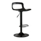 Contemporary Liftable Bar Stool Metal Bar Stool for Restaurant Matte Black 1 Piece Bar Stool(30"H) Clearhalo 'Bar Furniture' 'Bar Stools' 'bar_stools' 'furn' 'furn_bar_stools' 'Furniture' 'furniture_bar_stools' 'Kitchen & Dining Furniture' 4790491