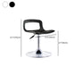 Contemporary Liftable Bar Stool Metal Bar Stool for Restaurant Clearhalo 'Bar Furniture' 'Bar Stools' 'bar_stools' 'furn' 'furn_bar_stools' 'Furniture' 'furniture_bar_stools' 'Kitchen & Dining Furniture' 4790494