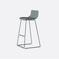 Nordic Plastic Bar Stool Bucket Counter Bar Stool with Metal Legs Clearhalo 'Bar Furniture' 'Bar Stools' 'bar_stools' 'furn' 'furn_bar_stools' 'Furniture' 'furniture_bar_stools' 'Kitchen & Dining Furniture' 4790505