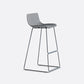 Nordic Plastic Bar Stool Bucket Counter Bar Stool with Metal Legs Clearhalo 'Bar Furniture' 'Bar Stools' 'bar_stools' 'furn' 'furn_bar_stools' 'Furniture' 'furniture_bar_stools' 'Kitchen & Dining Furniture' 4790513